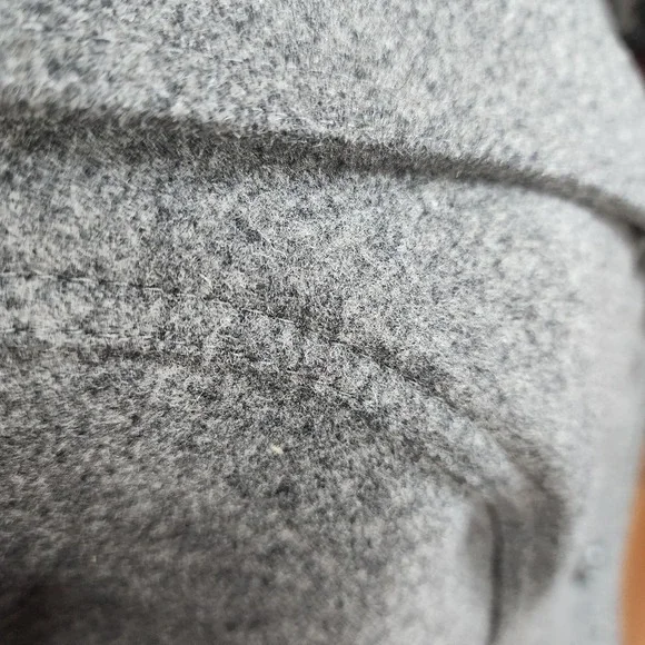 West Germany Vintage HERBERT MEYER Size Small Gray Felted Wool Blend Short‎ Coat